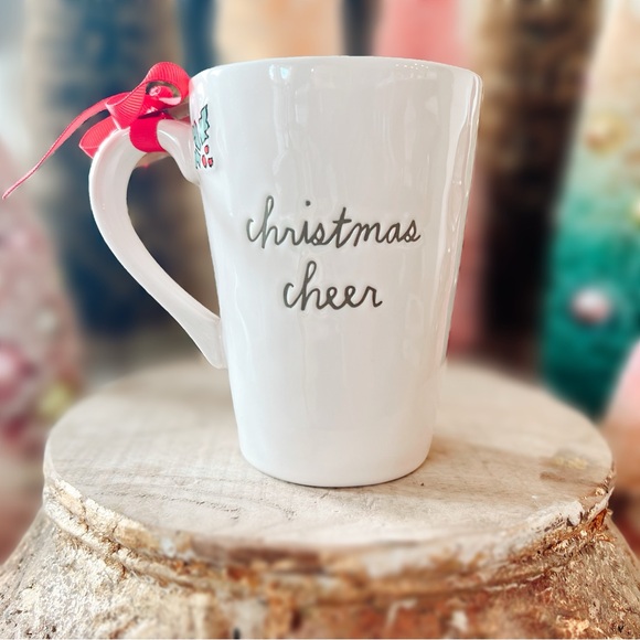 NEW Rae Dunn Snoopy & Woodstock Peanuts Christmas Cheer Tree Mug - Picture 6 of 11